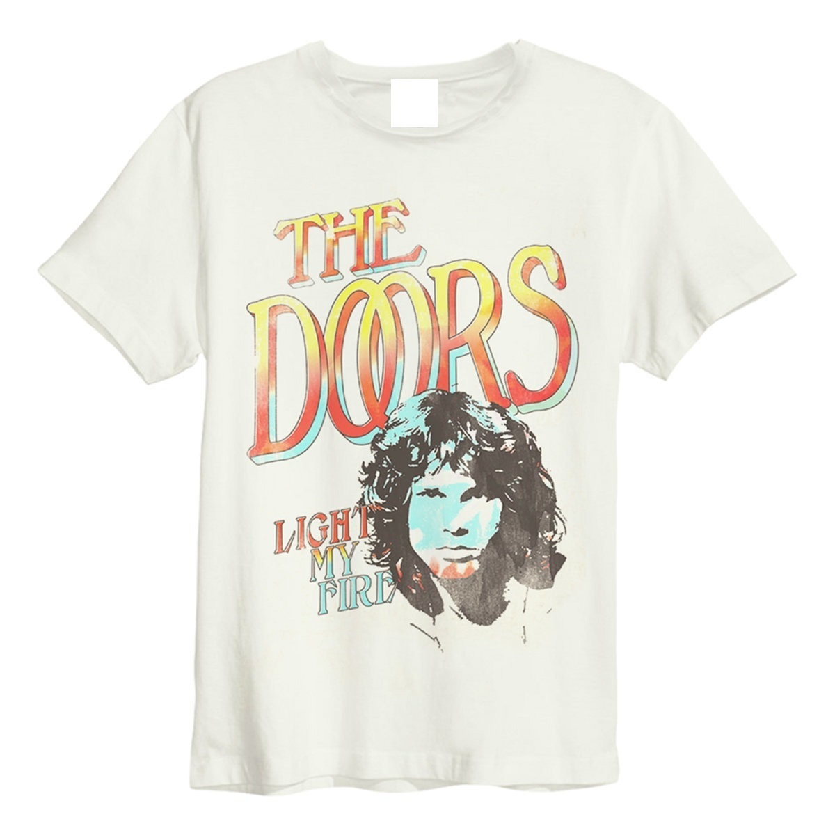 The Doors  Light My Fire The Doors Graphic TShirts White